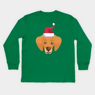 Funny Golden Retriever Dog Christmas 2020 Dog Lover Christmas Kids Long Sleeve T-Shirt